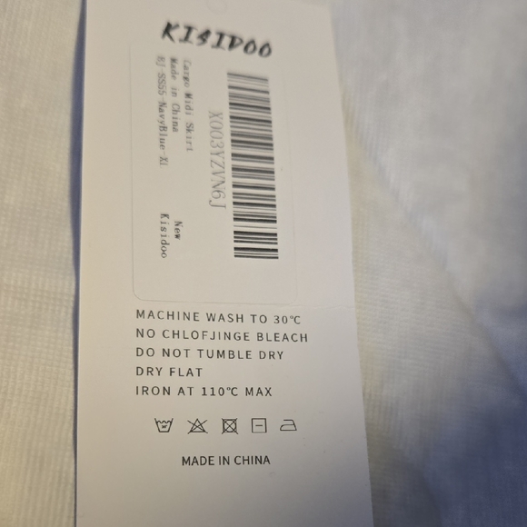 Nwt Chic Dark Blue A-Line Skirt Size Xl - Picture 3 of 3